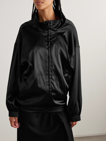 Balenciaga Satin track jacket
