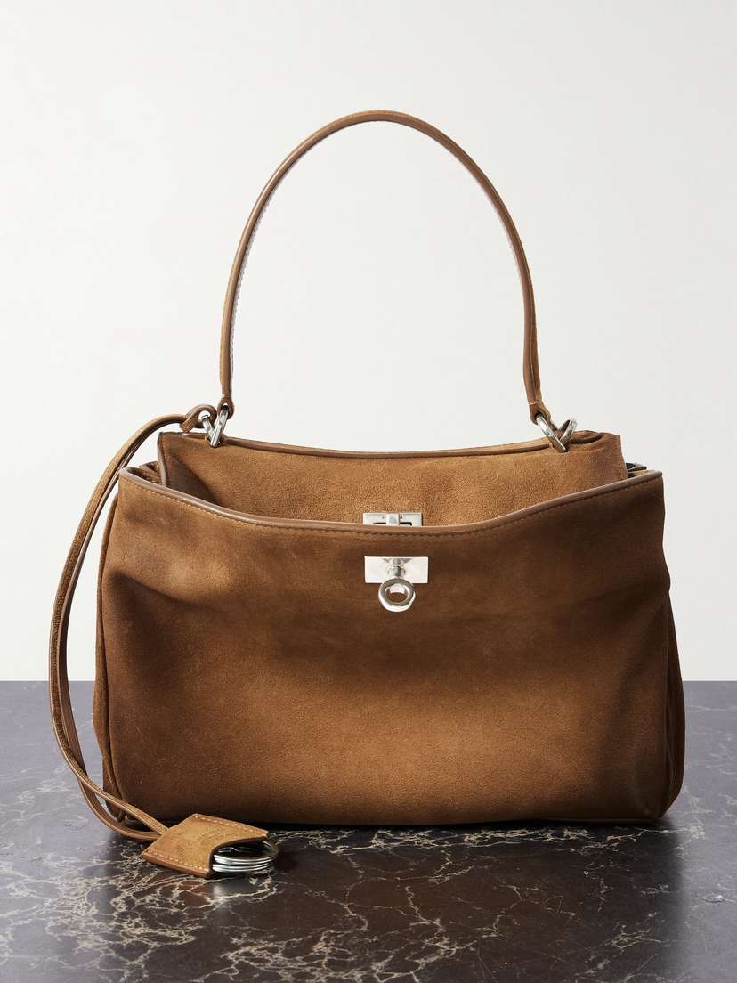 Balenciaga Rodeo Small Suede Tote