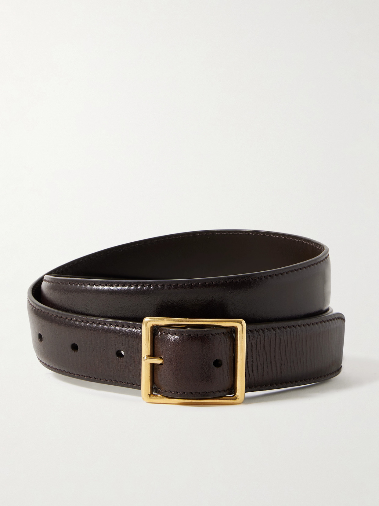 Nili Lotan Gabriele Leather Belt In Brown