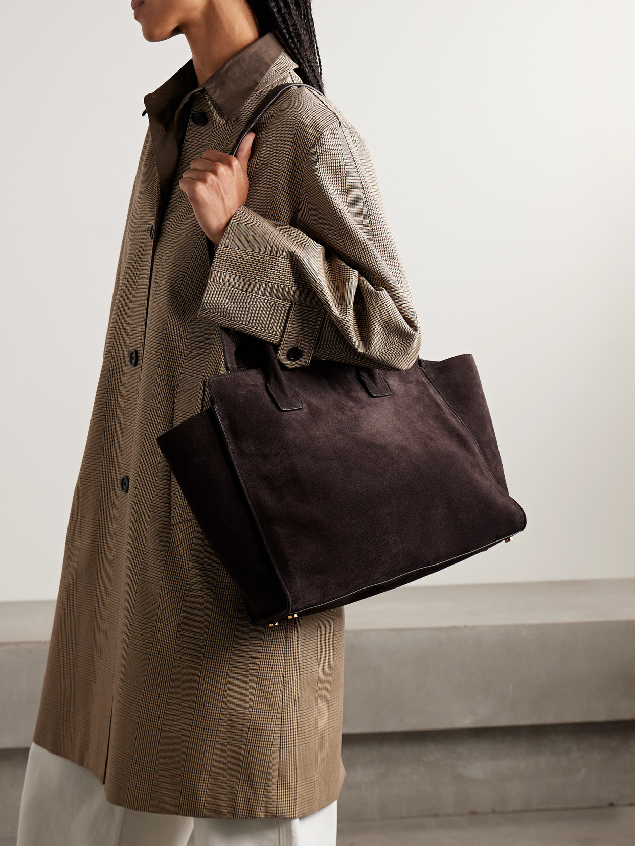 Bianca Suede Tote