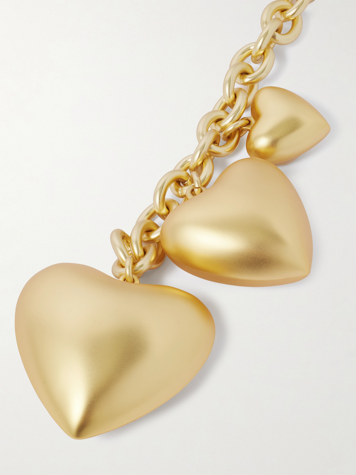 Roxanne Assoulin The Puffy Heart Gold-tone Bag Charm In Brown