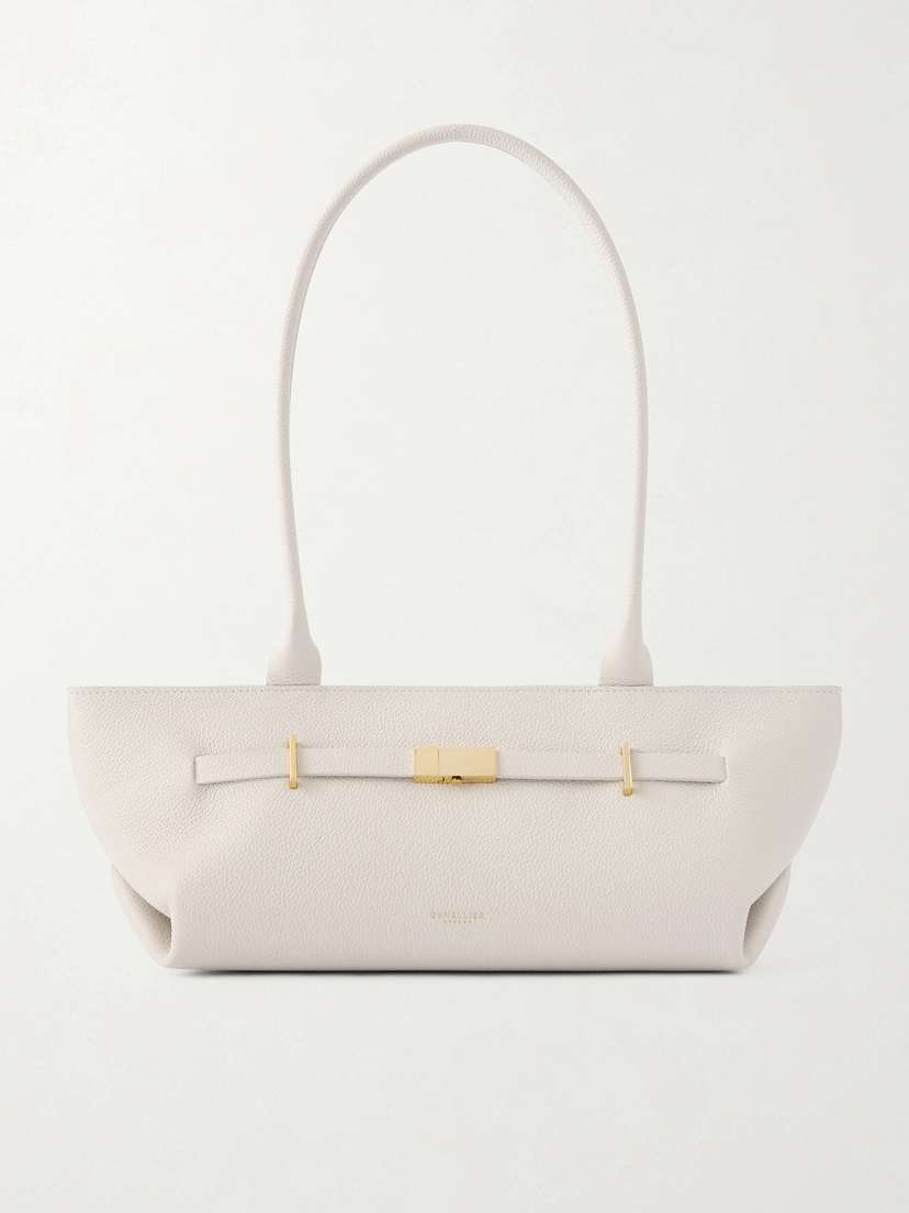 DeMellier The New York Shoulder Textured-leather Bag