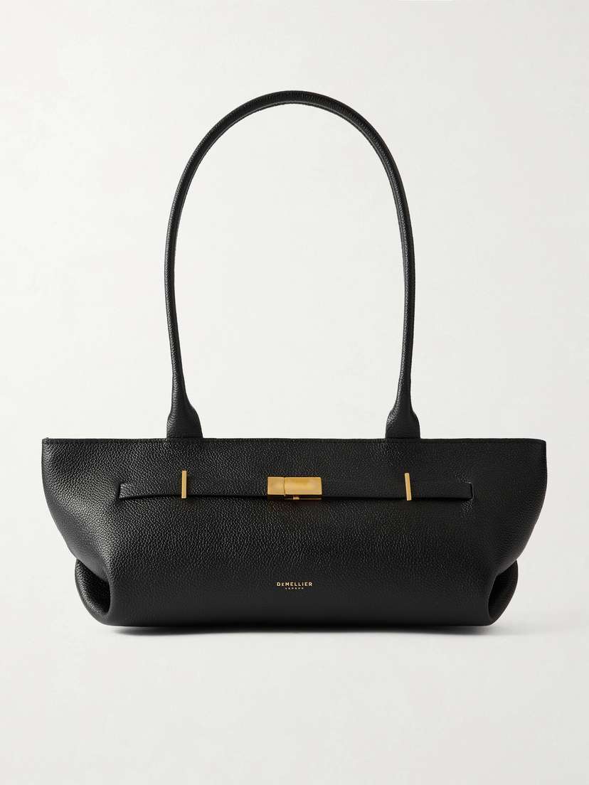 DeMellier The New York Shoulder Textured-leather Bag