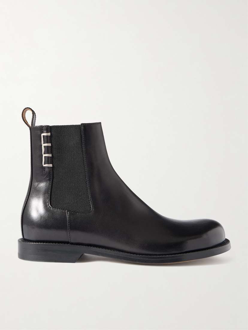 JW Anderson Loafer Whipstitched Leather Chelsea Boots