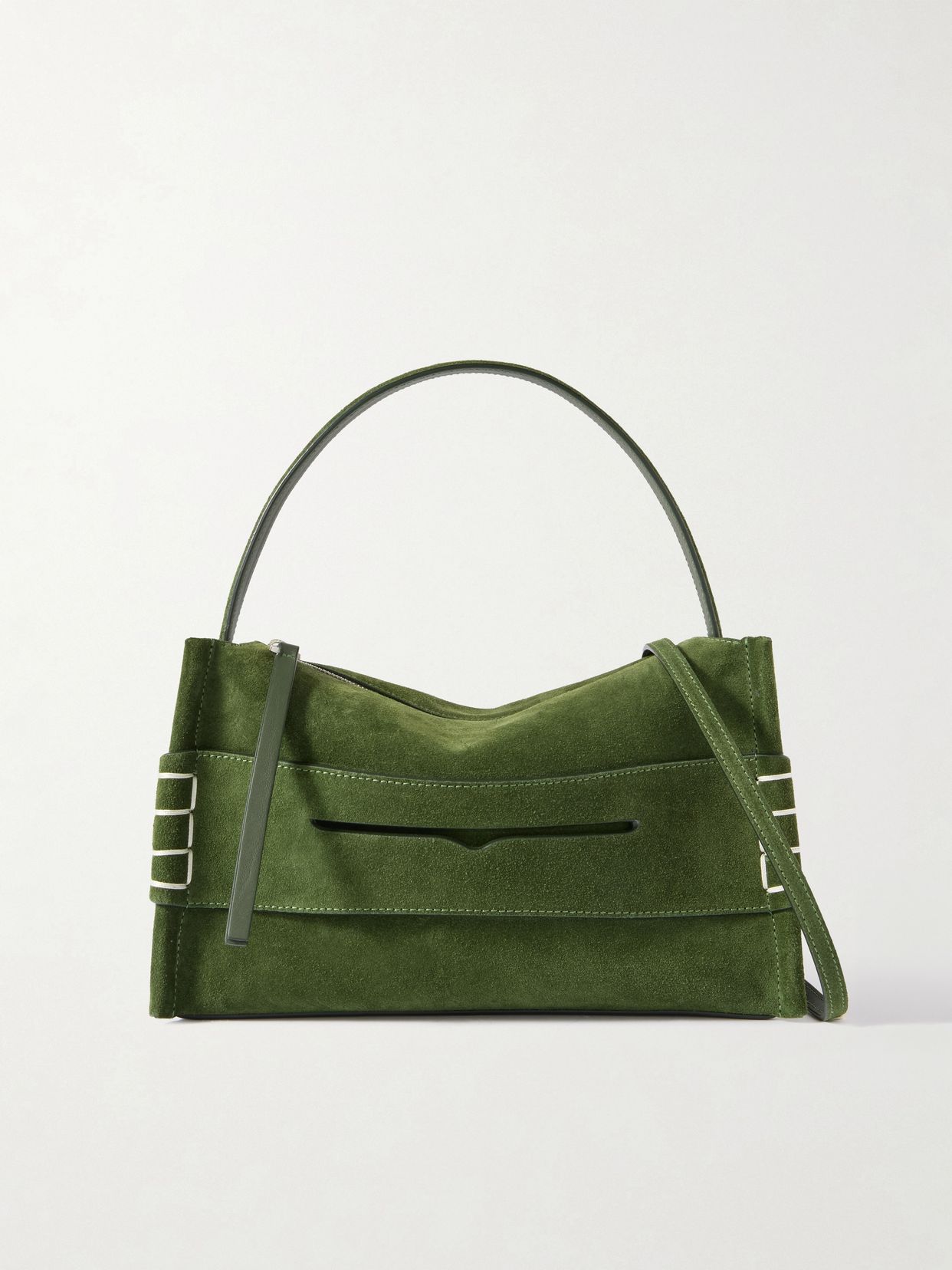 Loafer small suede shoulder bag