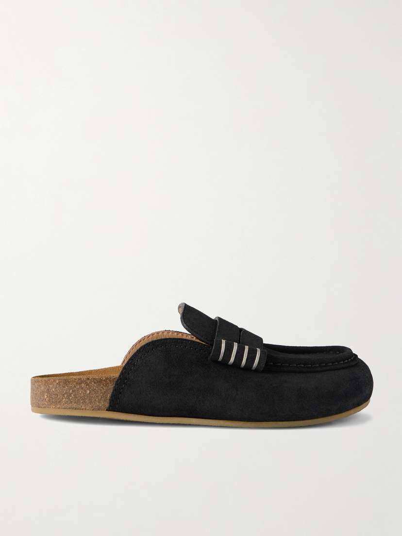 JW Anderson Stitch Suede Mules