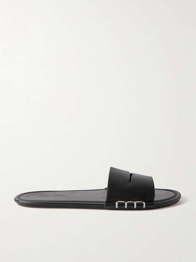 JW Anderson Loafer Leather Slides
