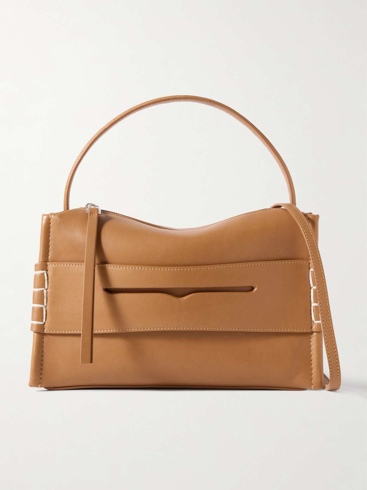 Jw Anderson Loafer Whipstitched Leather Shoulder Bag In Multi