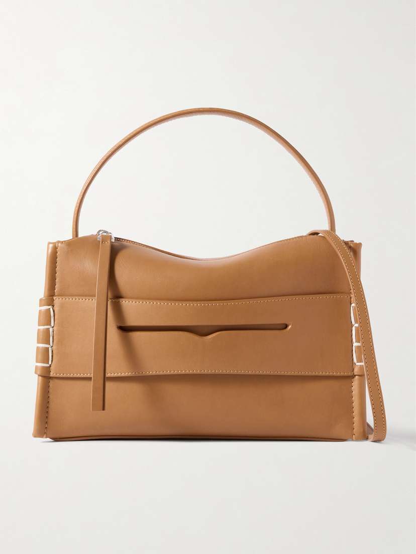JW Anderson Loafer Whipstitched Leather Shoulder Bag
