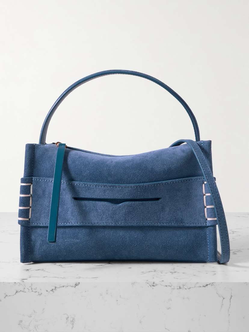 JW Anderson Loafer Small Suede Shoulder Bag | Thumbnail 7 JW Anderson Loafer Small Suede Shoulder Bag | Thumbnail 7