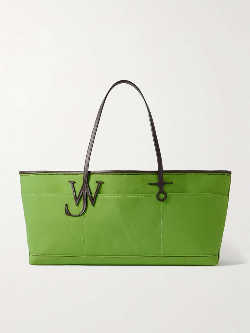 JW Anderson Anchor Leather-trimmed Canvas Tote