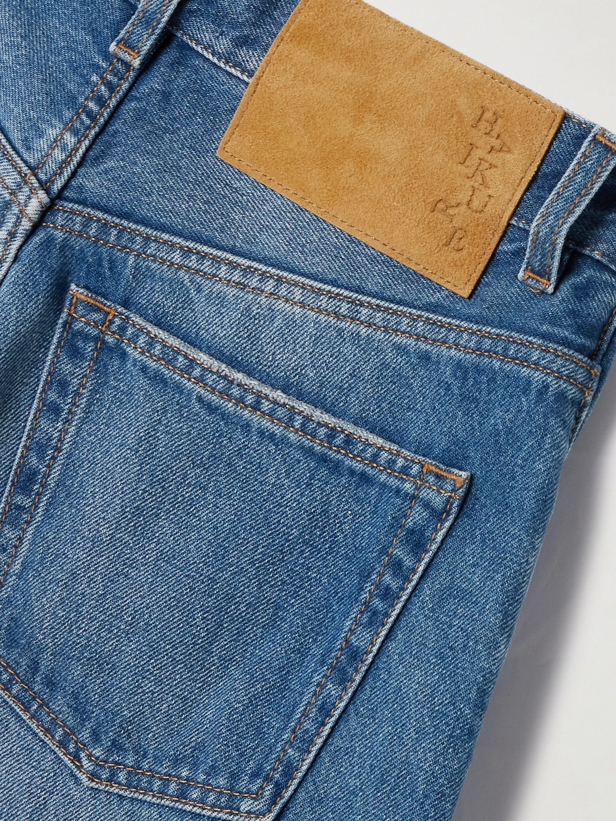 Haikure Bibi High-rise Barrel-leg Jeans In Blue