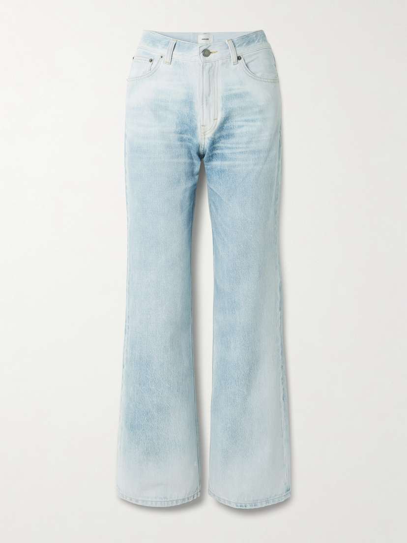 Haikure Korea High-rise Wide-leg Jeans