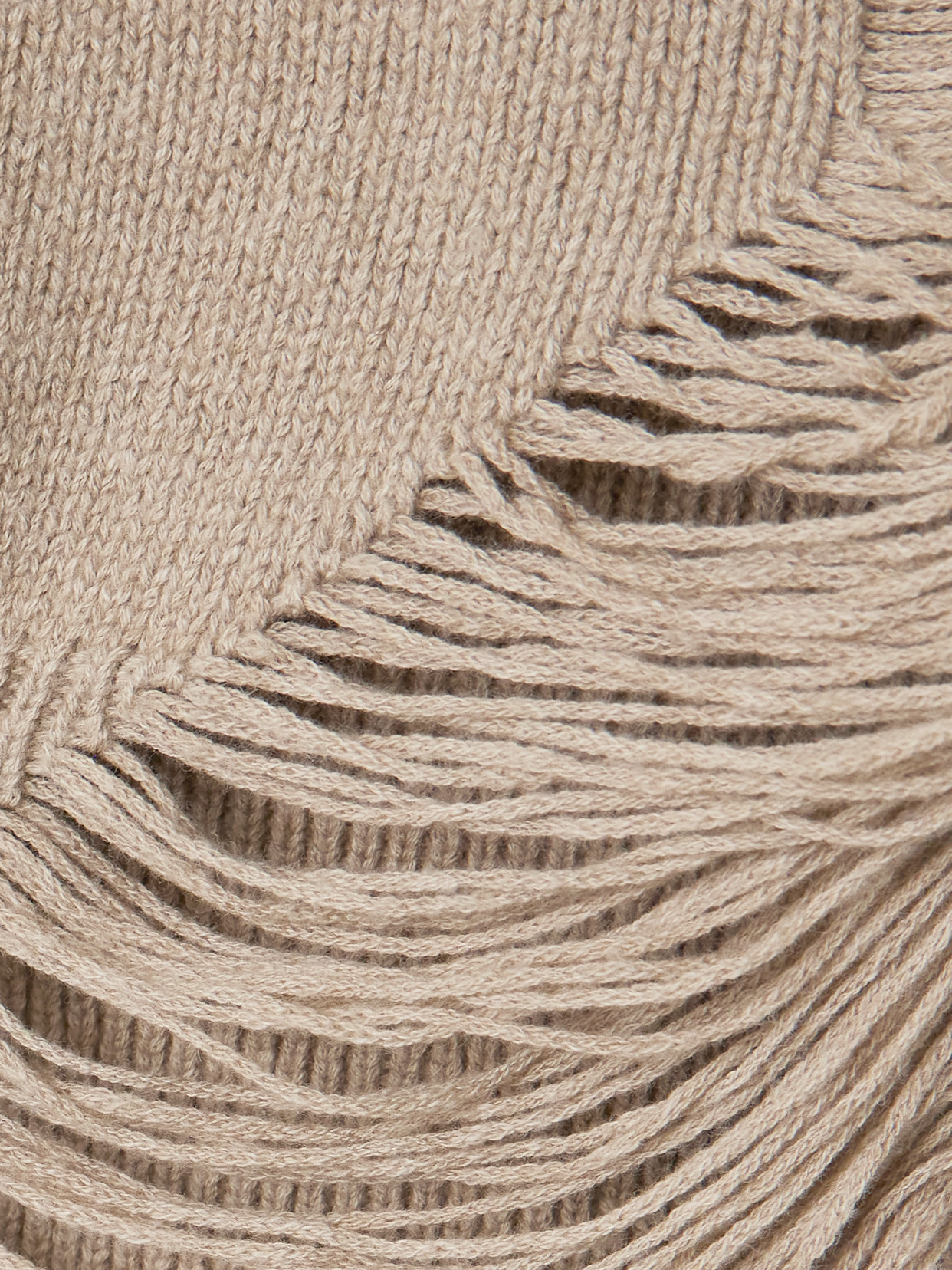Marcy Distressed Cotton And Wool-Blend Sweater