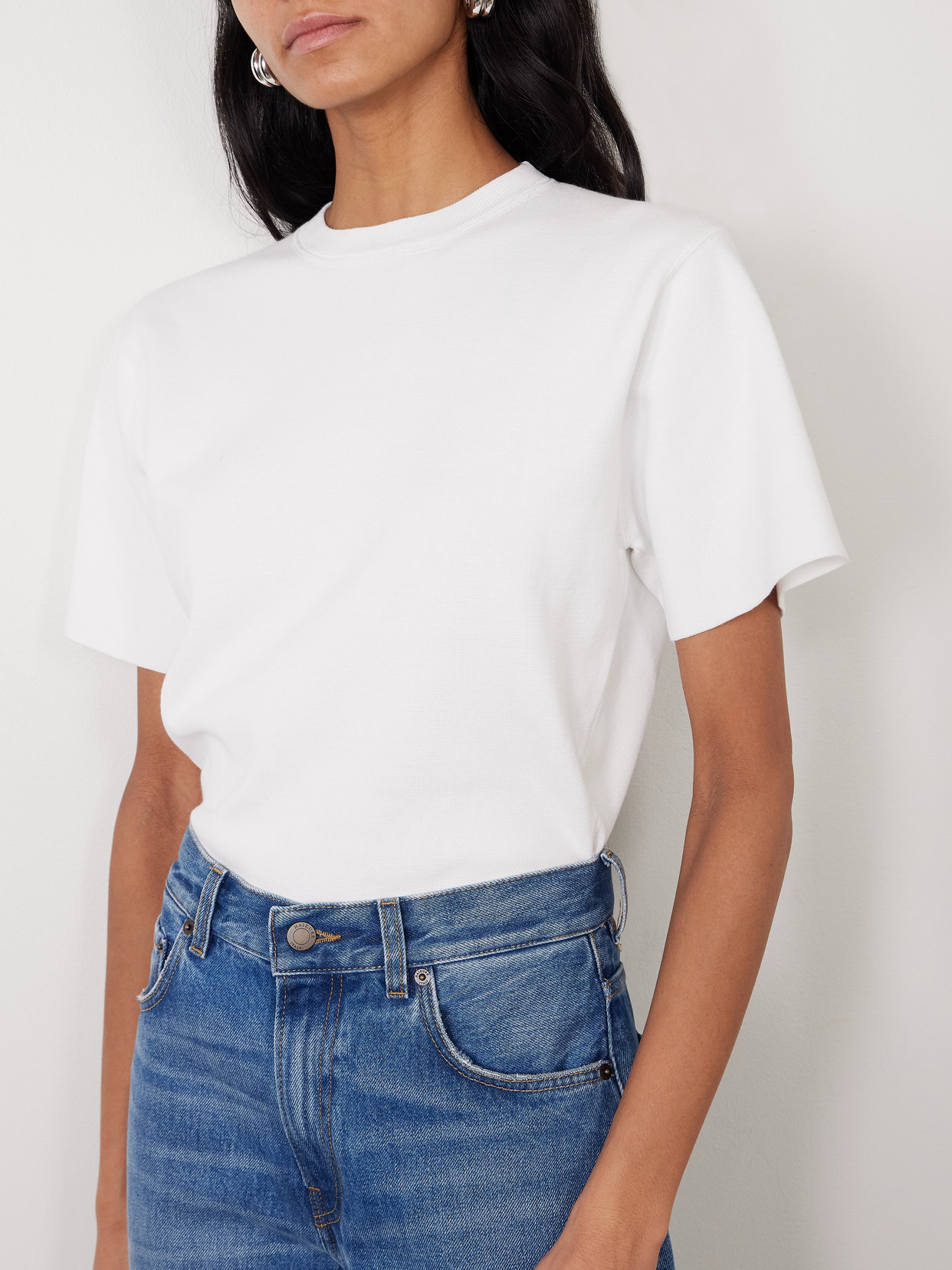 Haikure Talya Cotton Bodysuit In White