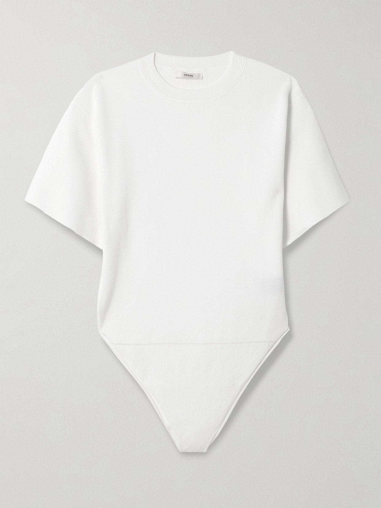 Haikure Talya Cotton Bodysuit In White