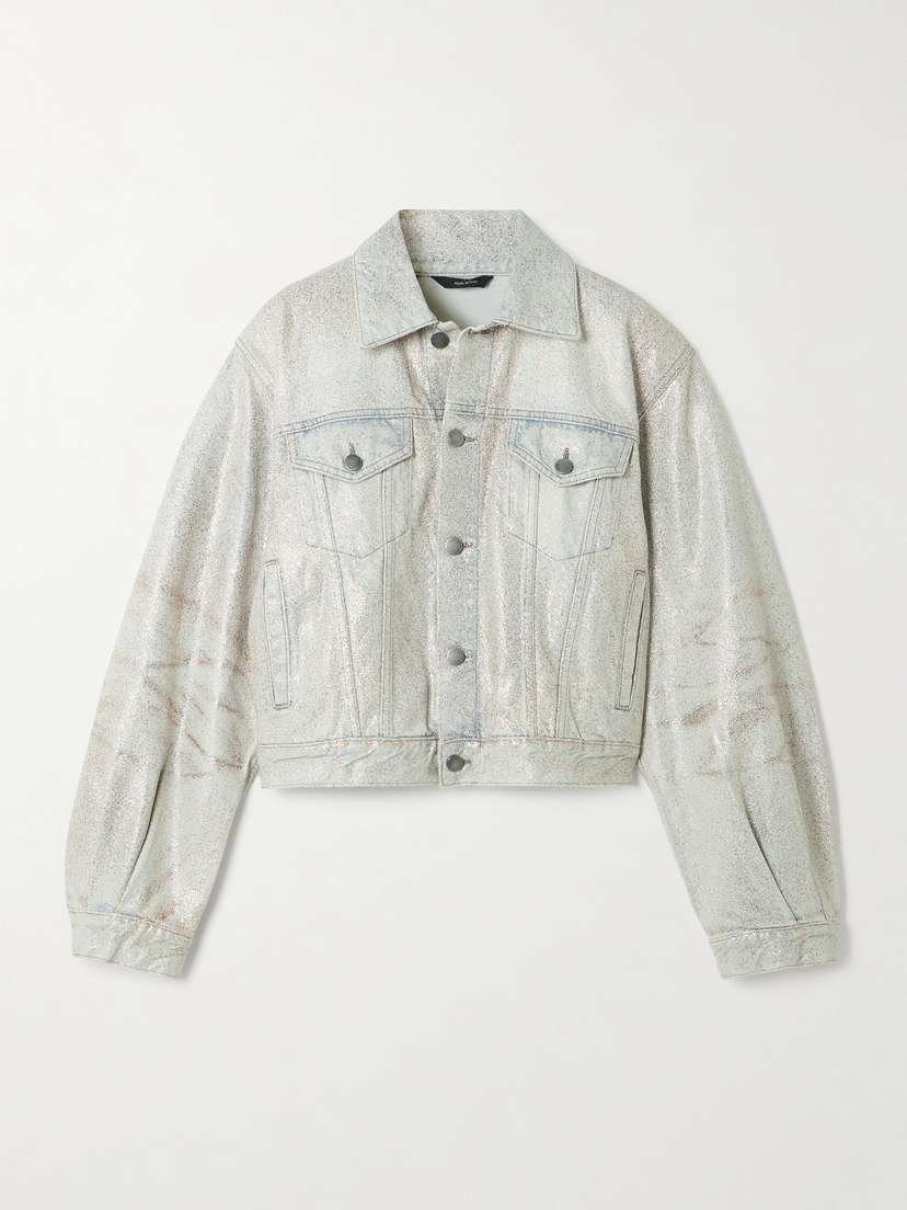 Haikure Simon Glam Glittered Denim Jacket