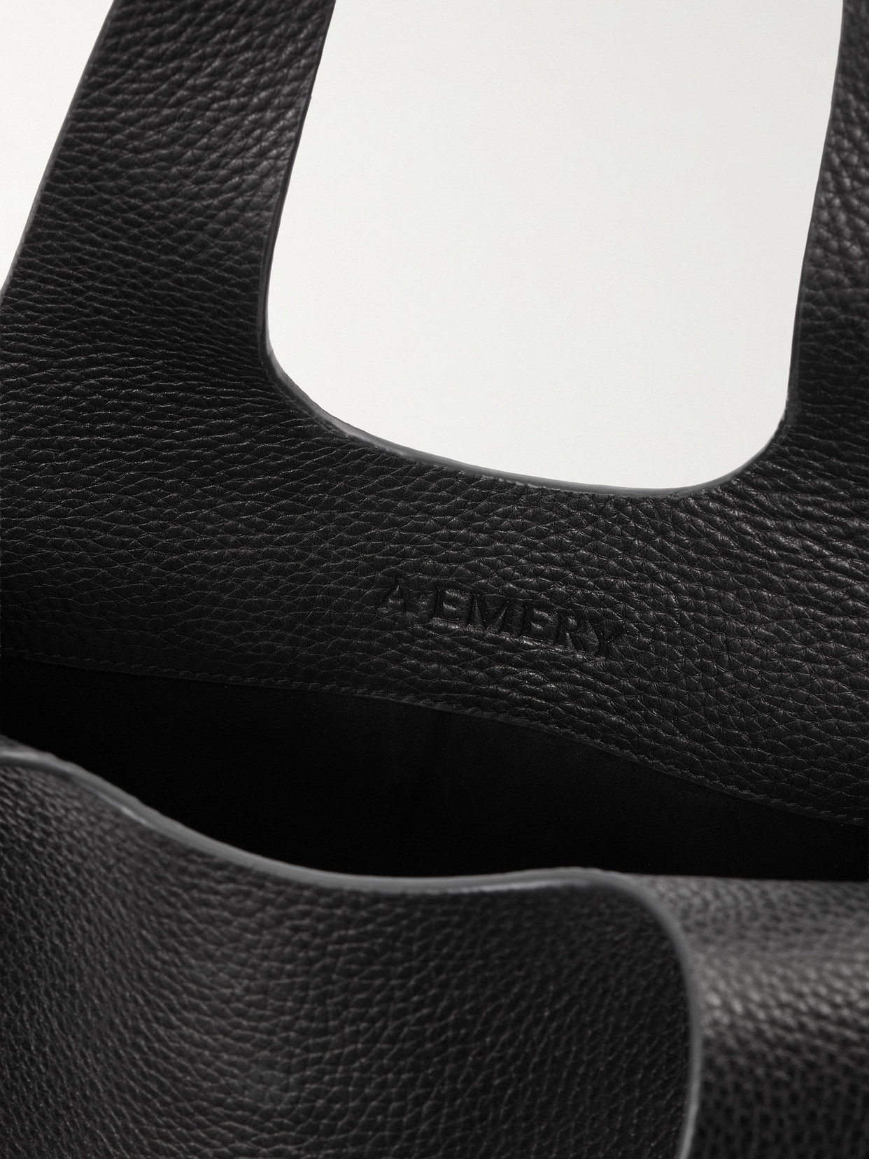 A.emery Wren Textured-leather Tote In Black