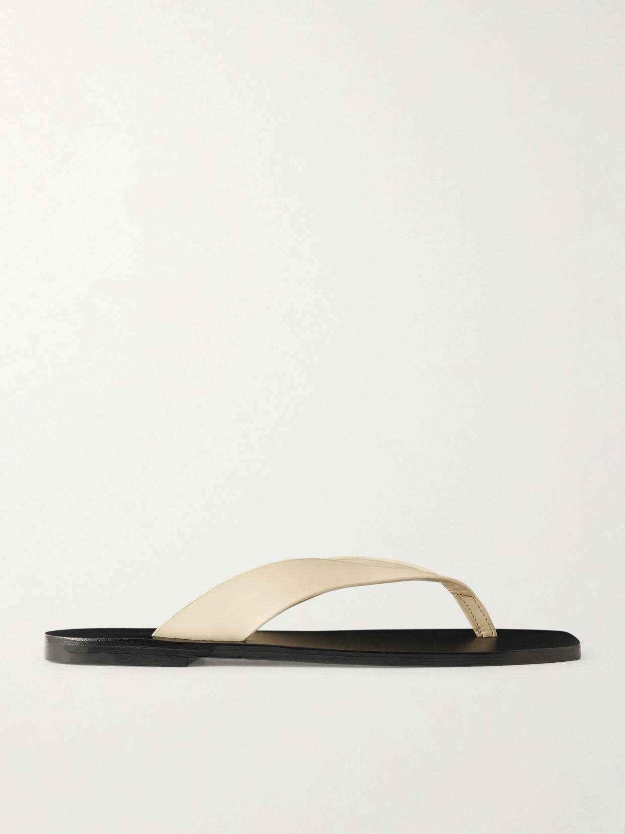 A Emery - Kinto Leather Flip Flops - Neutrals