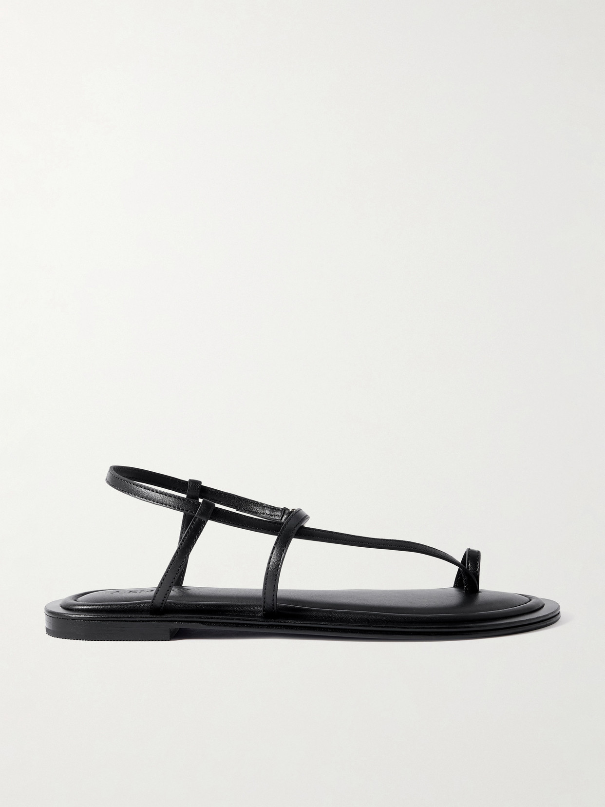 A.emery Reef Leather Sandals In Black