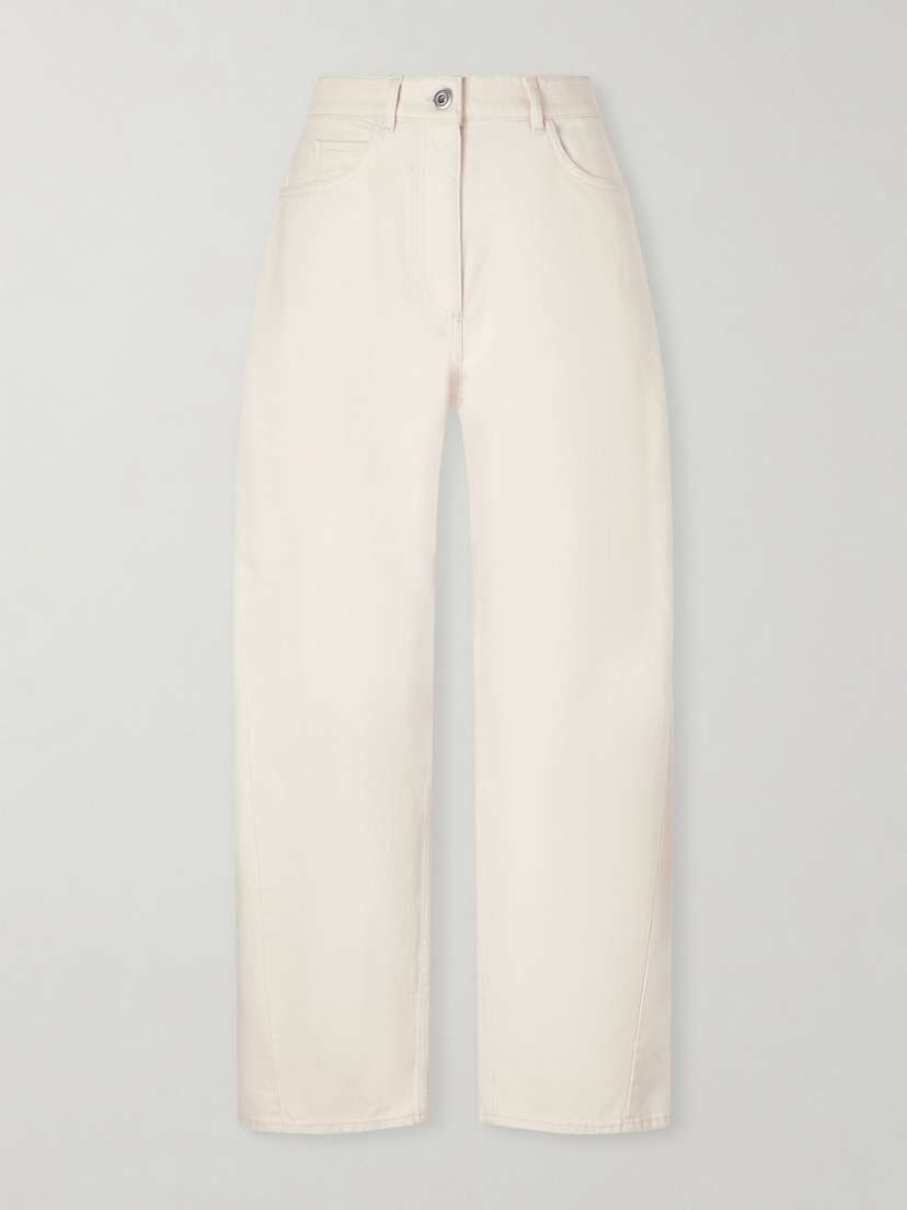 Another Tomorrow High-rise Organic Barrel-leg Jeans