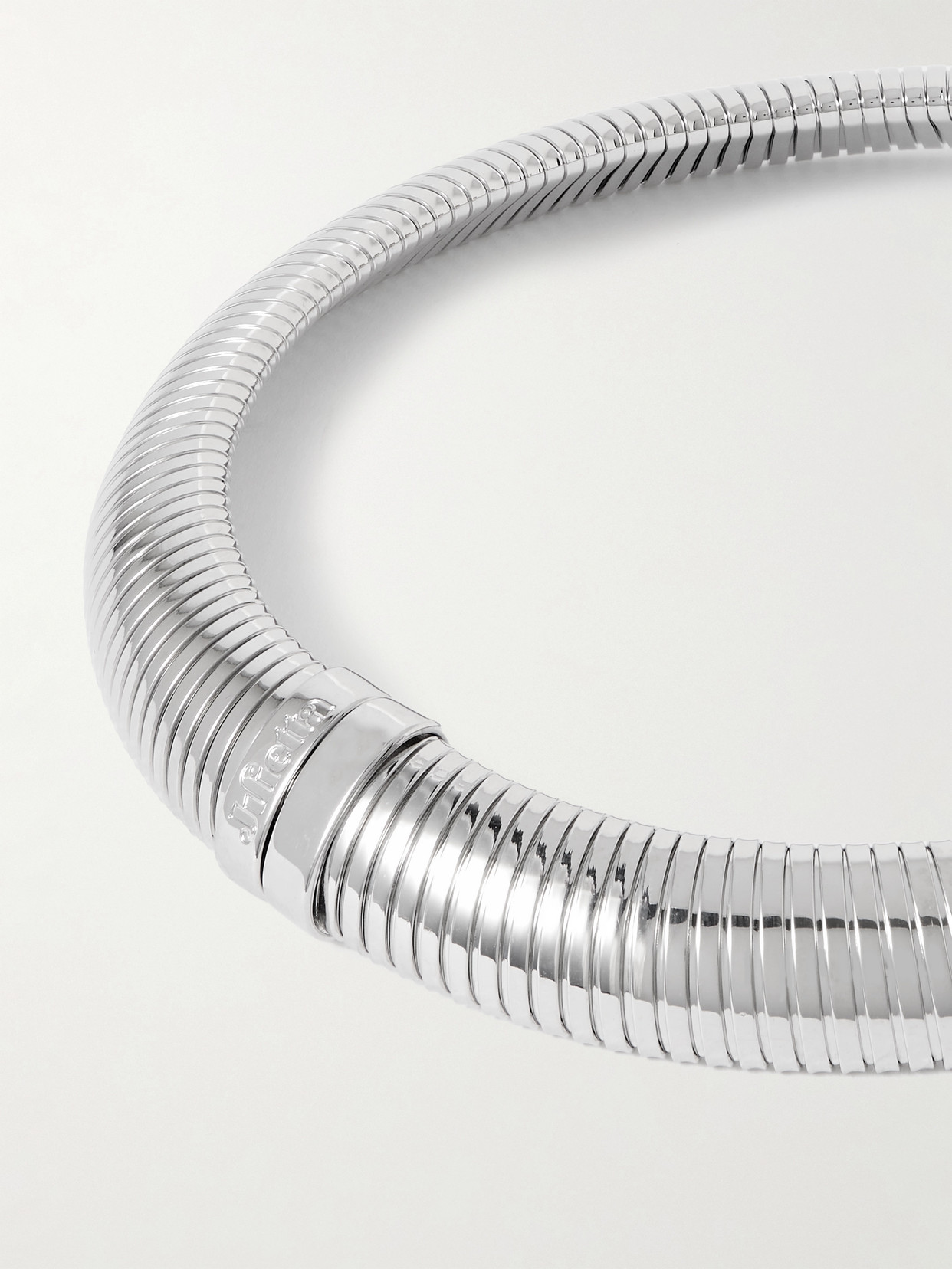 Julietta Hera Rhodium-plated Citrine Necklace In Silver