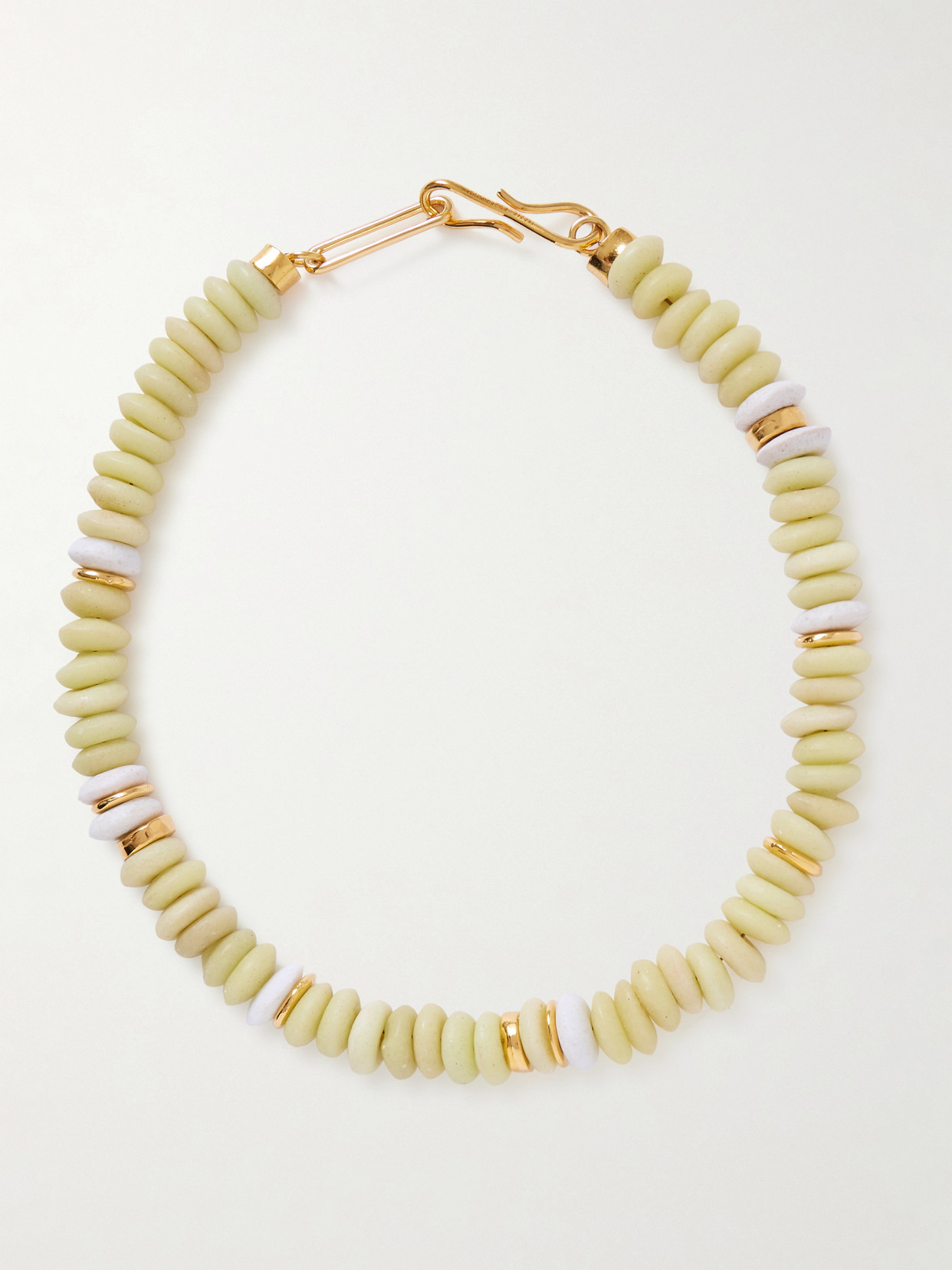Lizzie Fortunato Laguna Gold-plated Beaded Necklace