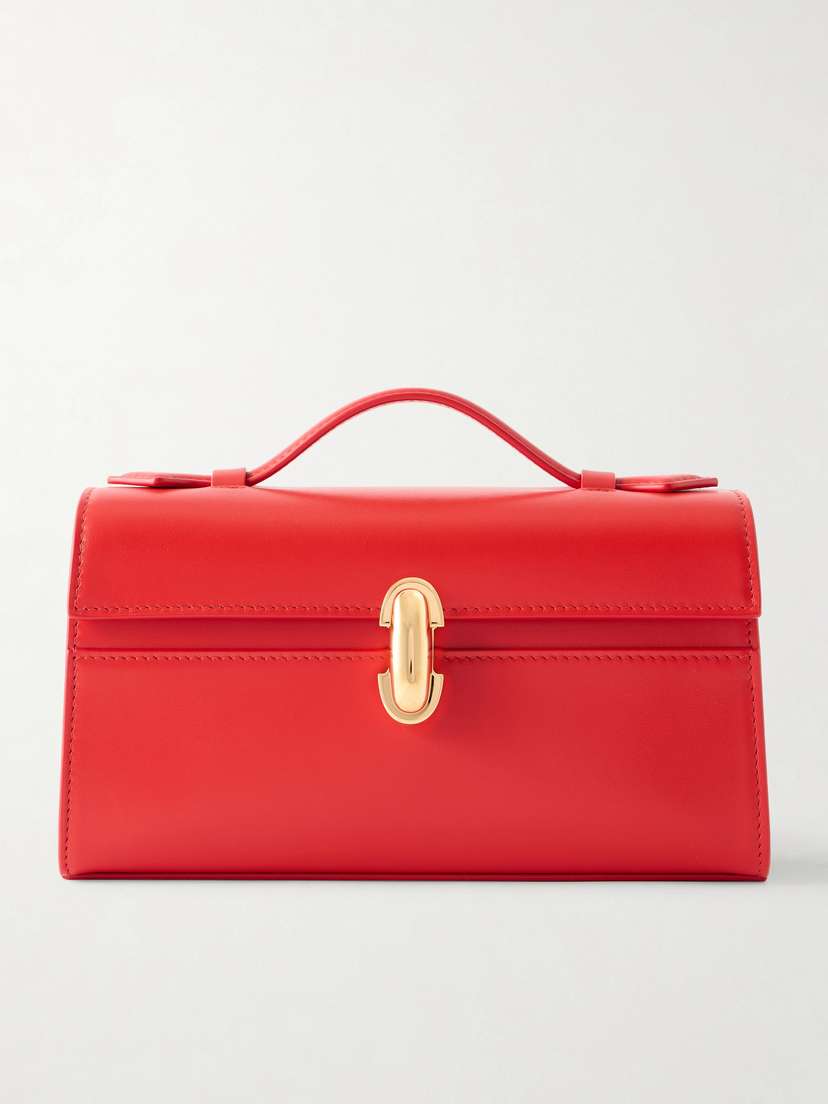 Savette Symmetry Pochette Leather Tote