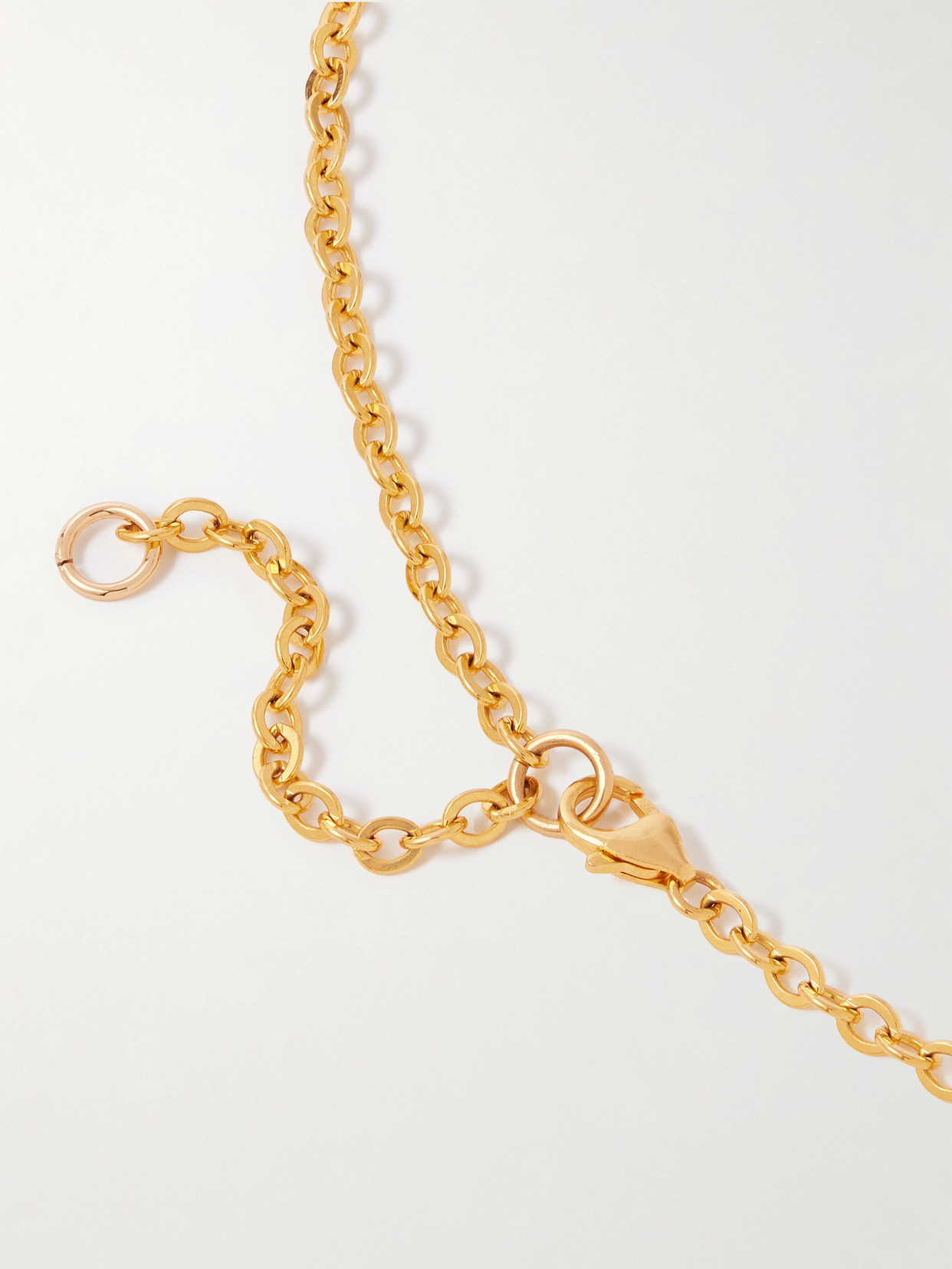 Lizzie Fortunato Yucca Gold-plated, Agate And Chrysoprase Necklace In Multi