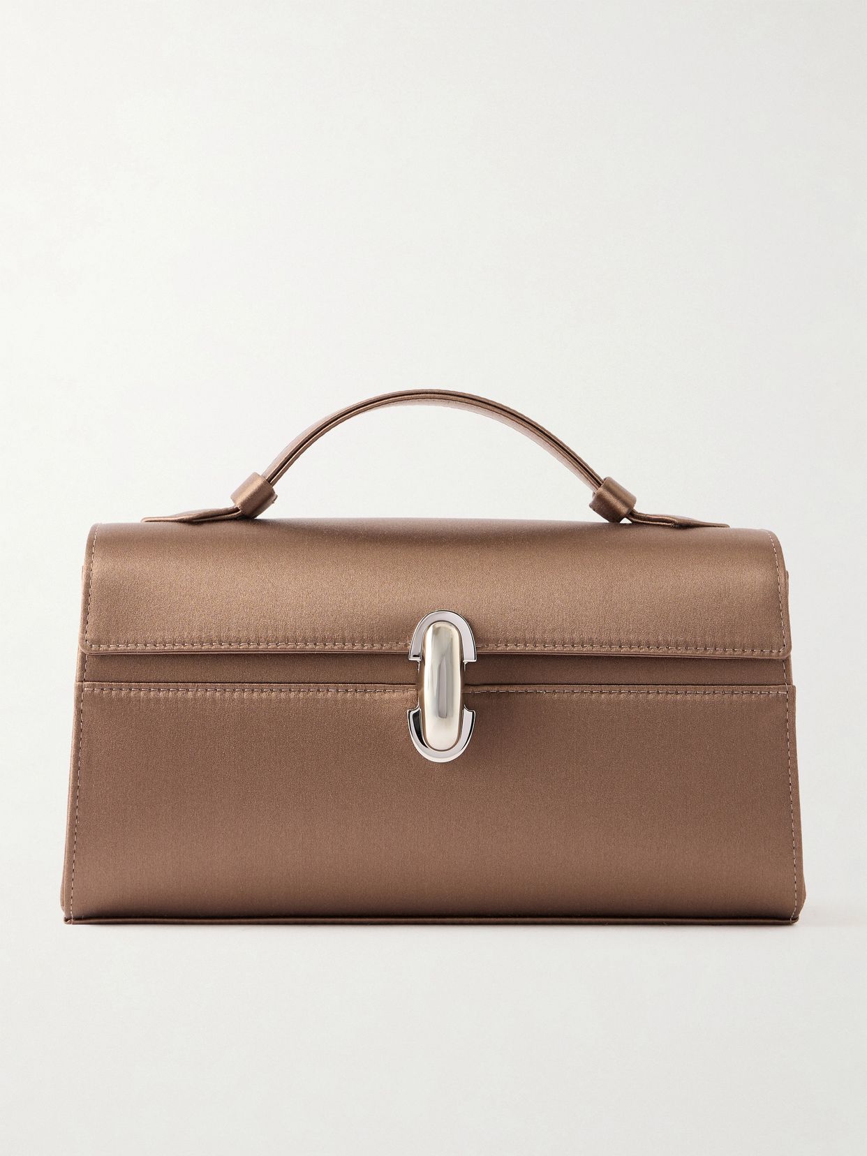 Symmetry Pochette satin tote
