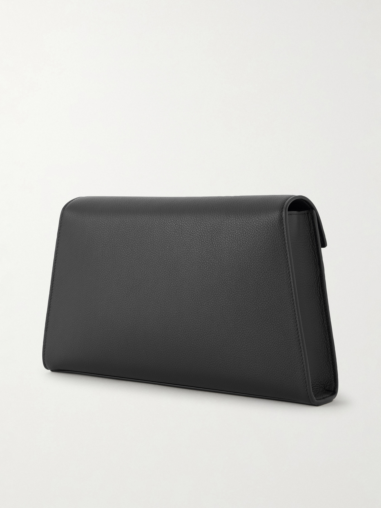 Symmetry Textured-Leather Shoulder Bag