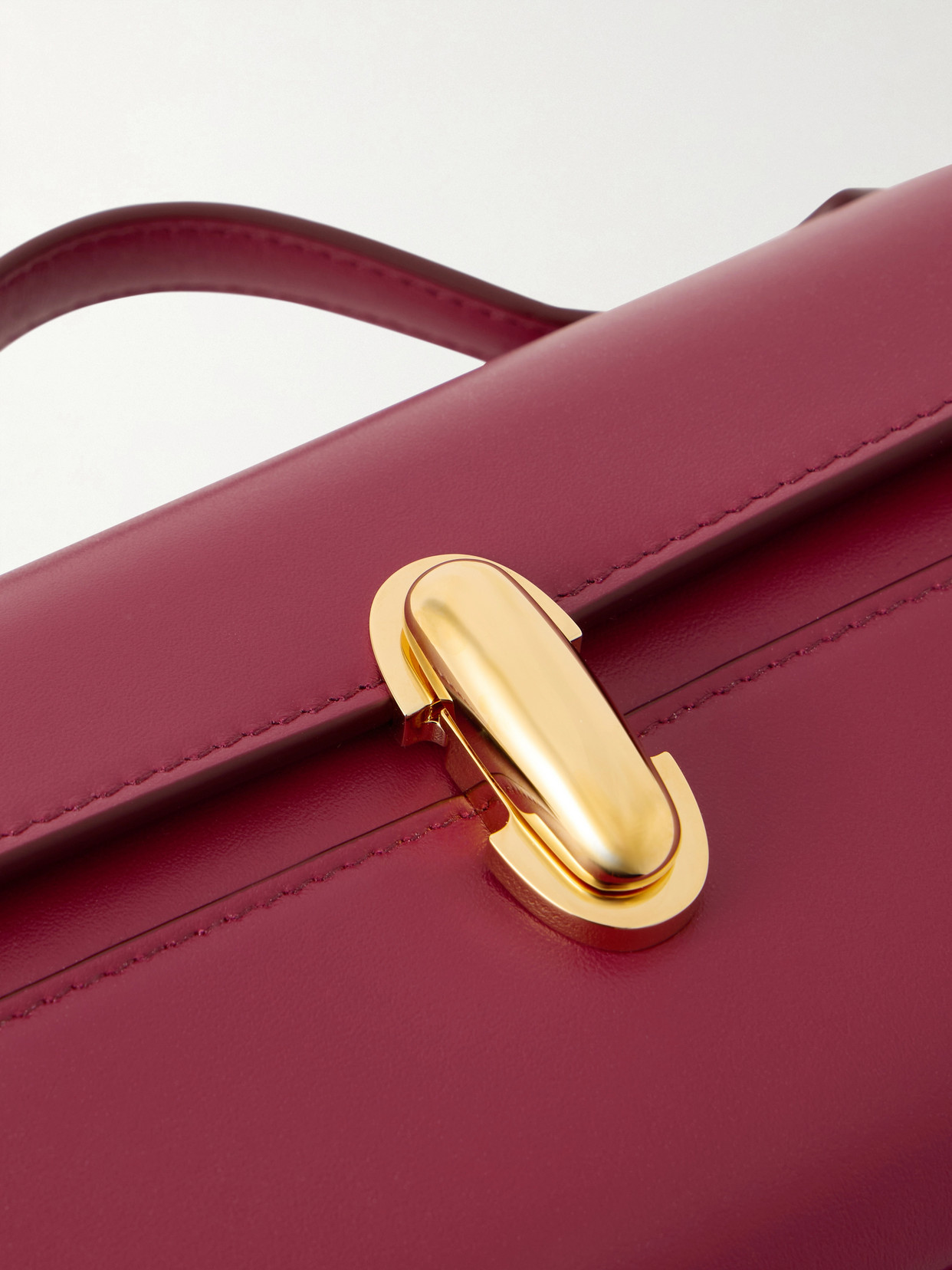 Slim Symmetry Leather Tote