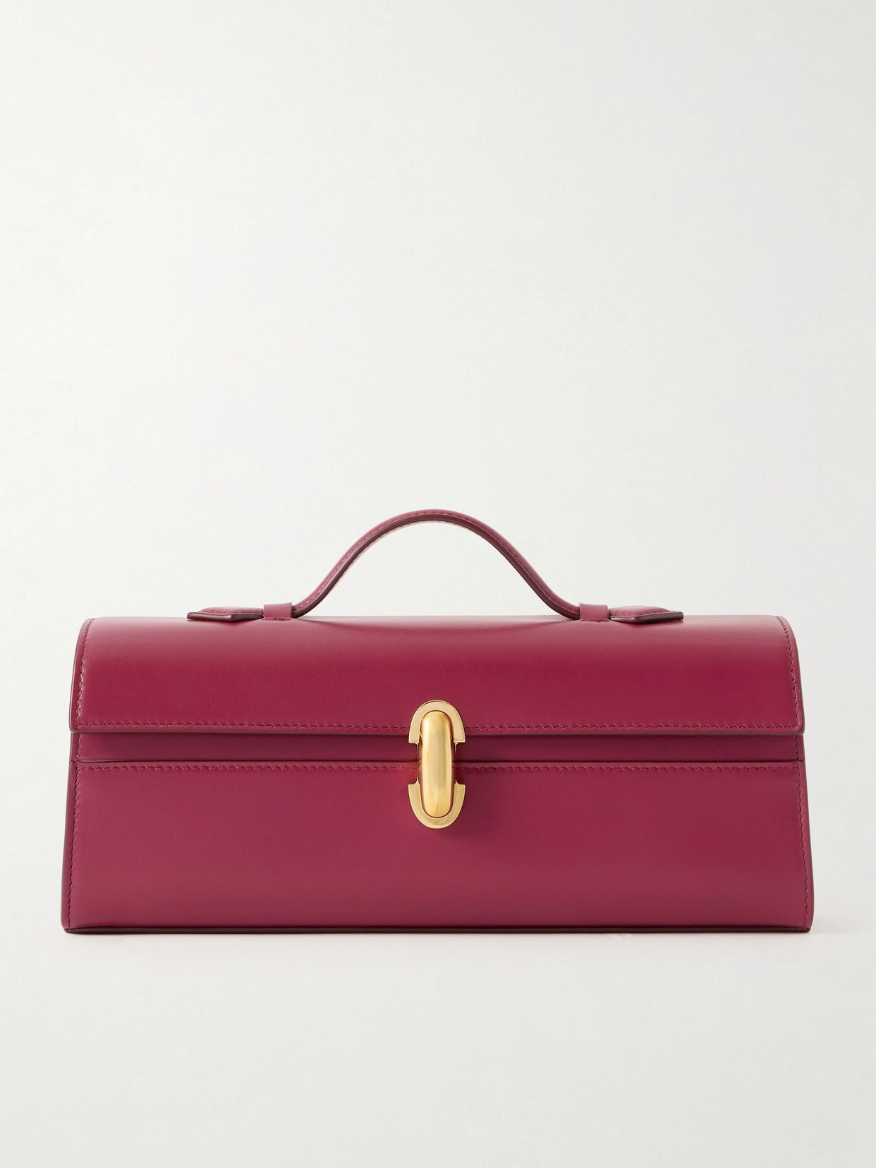 Slim Symmetry leather tote
