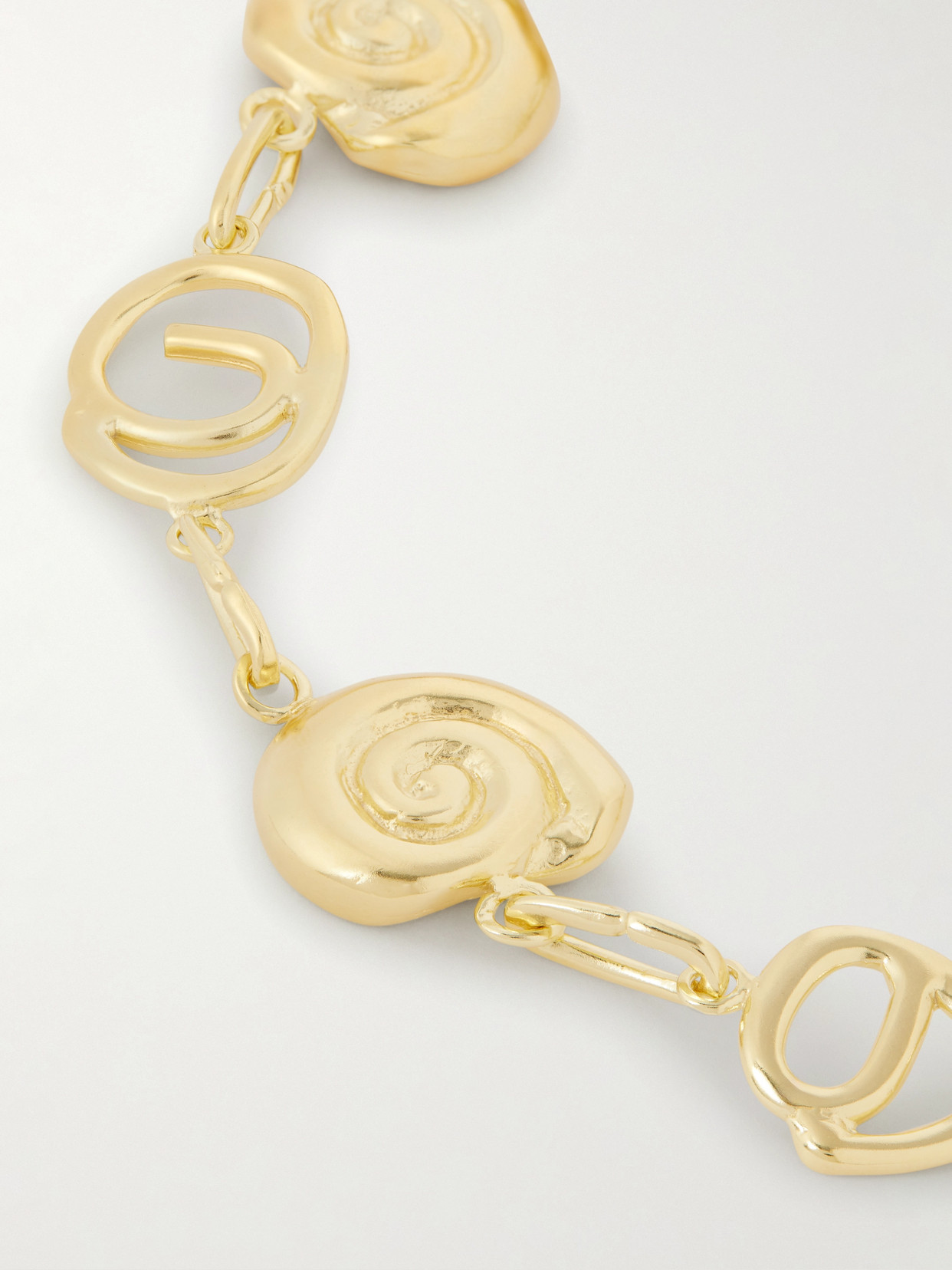 Ysso Pallas Gold-plated Necklace In Brown