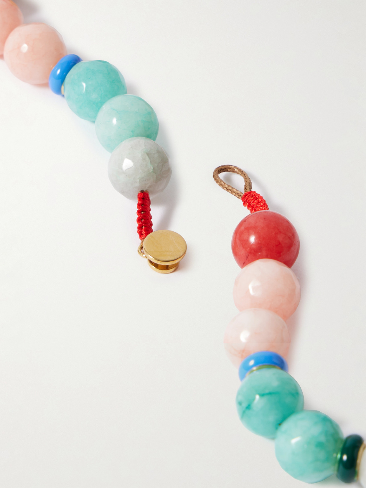 Roxanne Assoulin The Bright By Nature Gold-tone Stone And Enamel Necklace In Multi