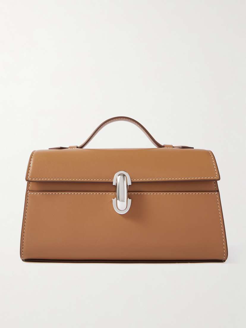 Savette Symmetry Pochette Leather Tote
