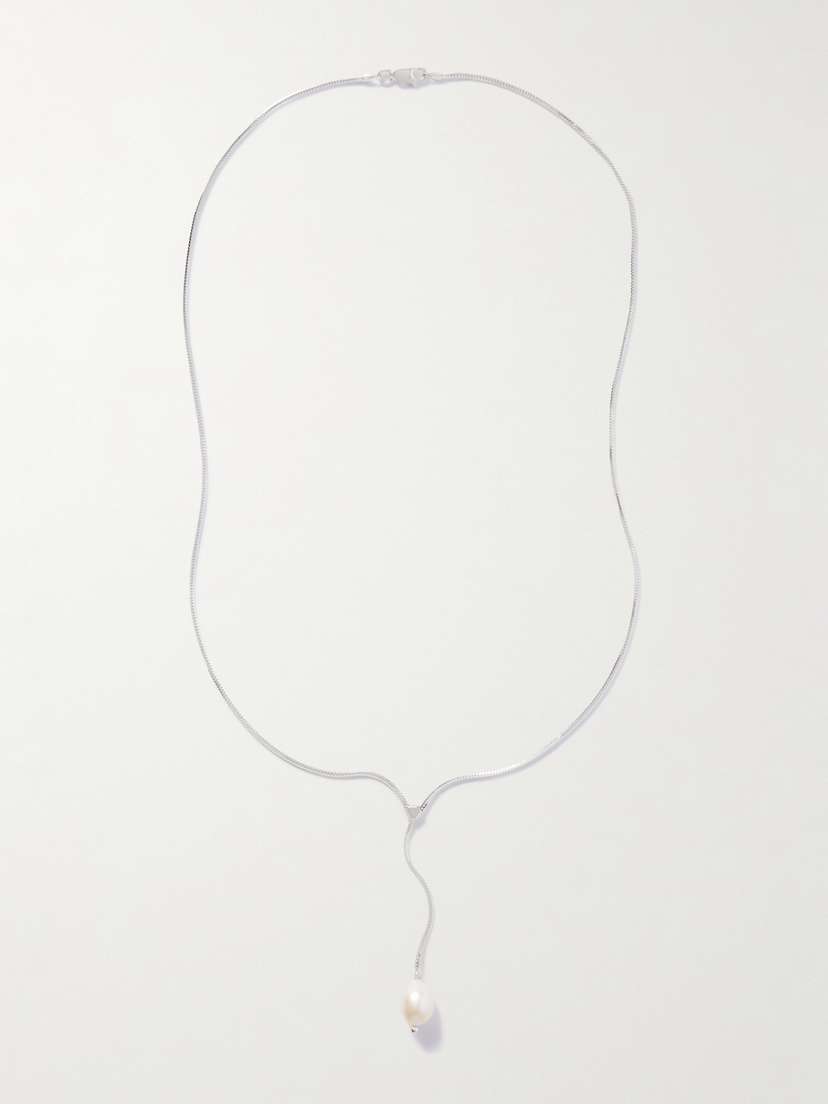 Loren Stewart Remier Sterling Silver Pearl Necklace