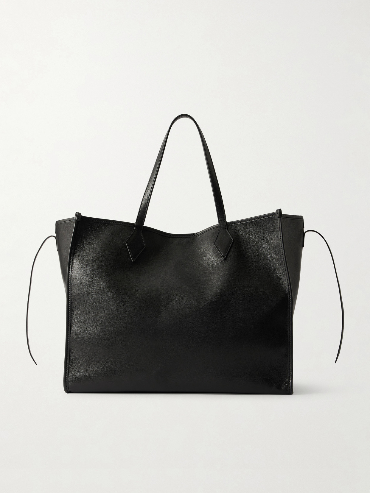 Metier Chameleon 41 Textured-leather Tote In Black