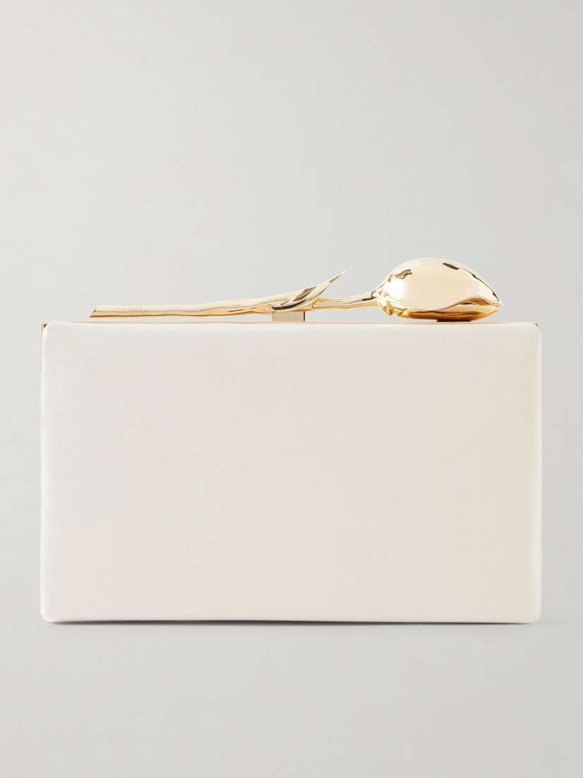 Erdem Bloom Satin Clutch