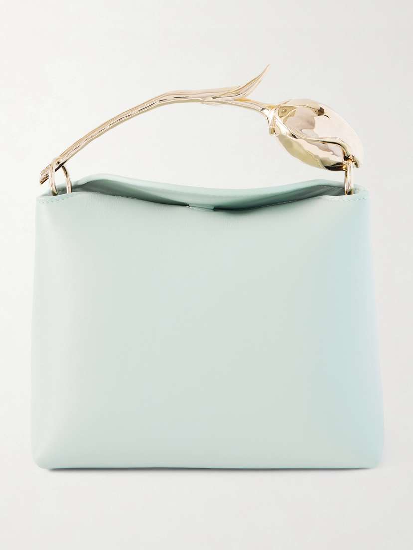 Erdem Bloom Mini Leather Clutch