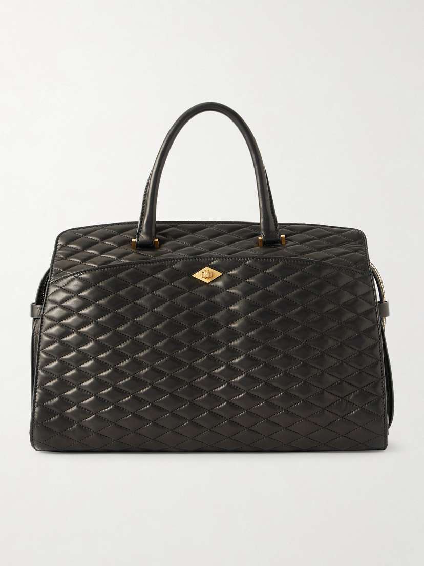 Métier Private Eye Quilted Leather Tote