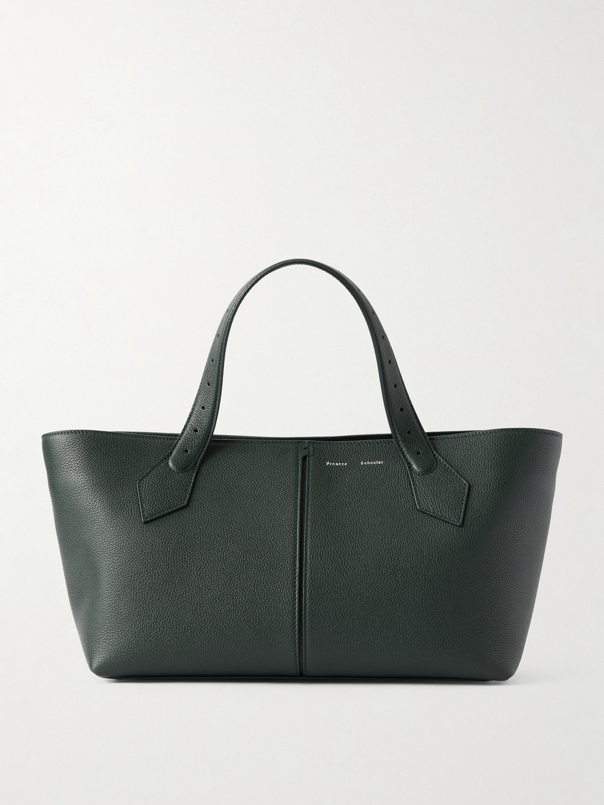 Proenza Schouler - East West Chelsea Textured-leather Tote - Green