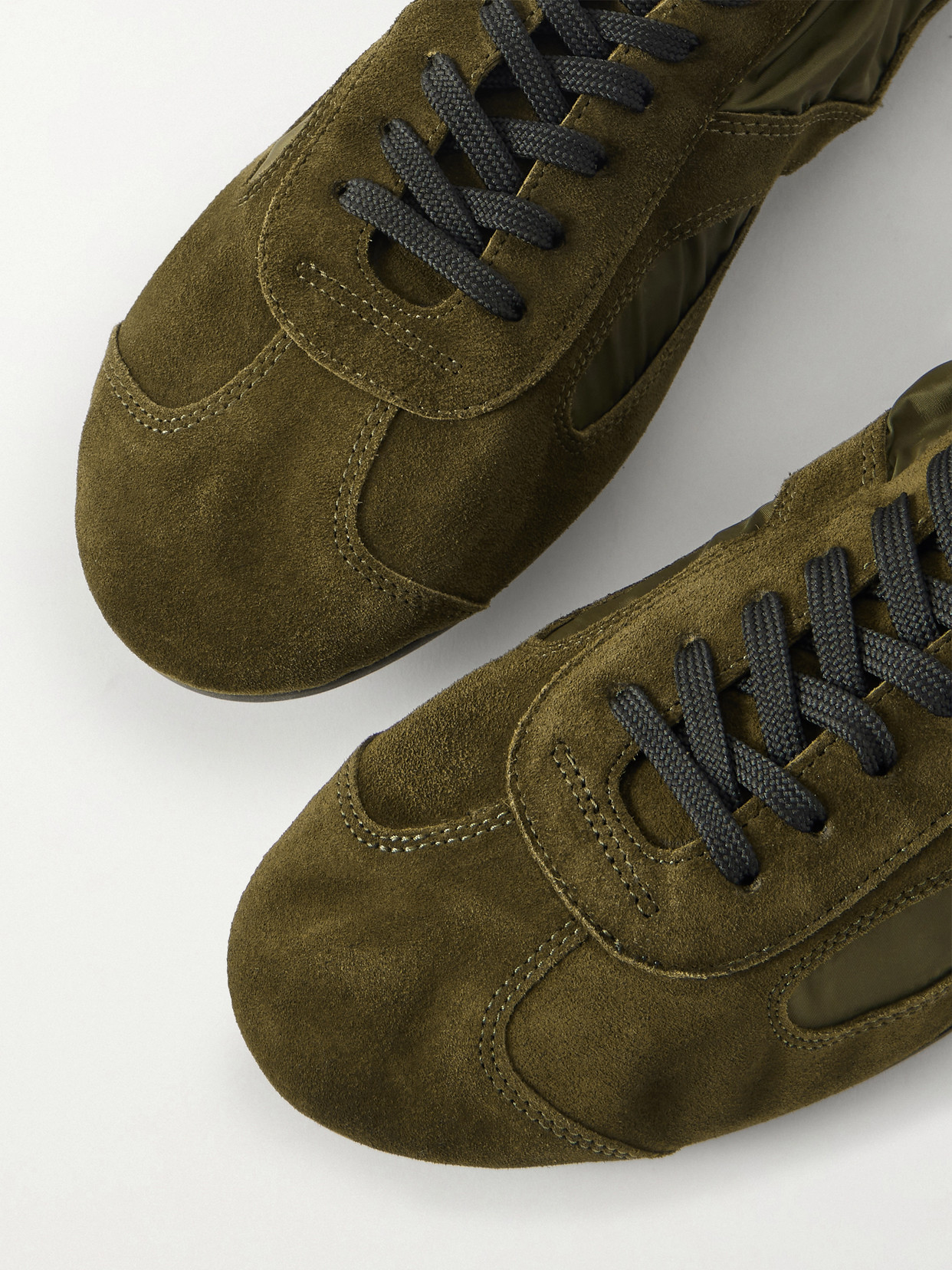 Shell-Trimmed Sneakers