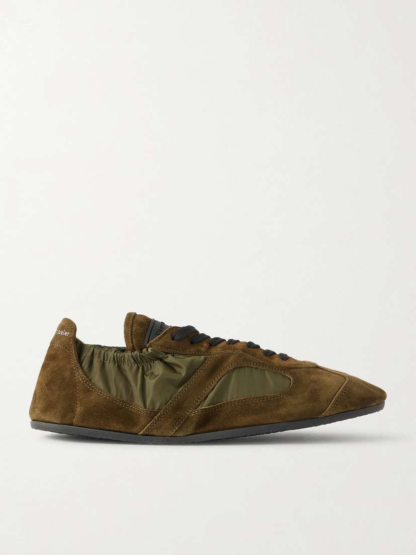 Proenza Schouler Shell-trimmed Suede Sneakers
