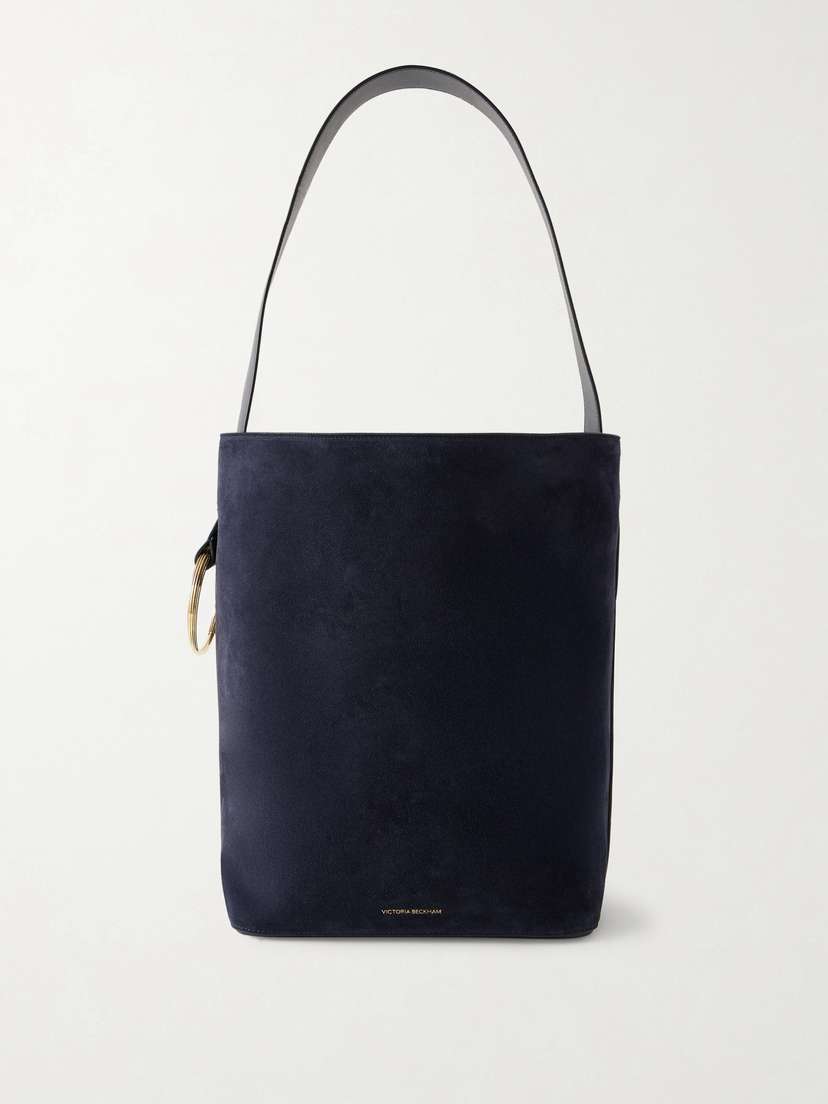Victoria Beckham Dia Leather And Suede Bucket Bag