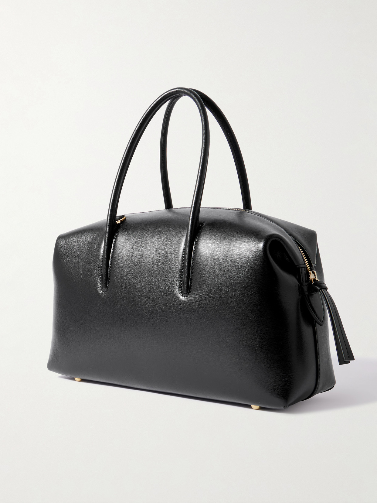 The Stockholm Midi Textured-Leather Tote