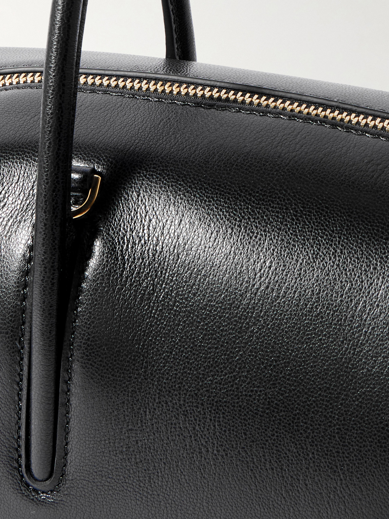 The Stockholm Midi Textured-Leather Tote