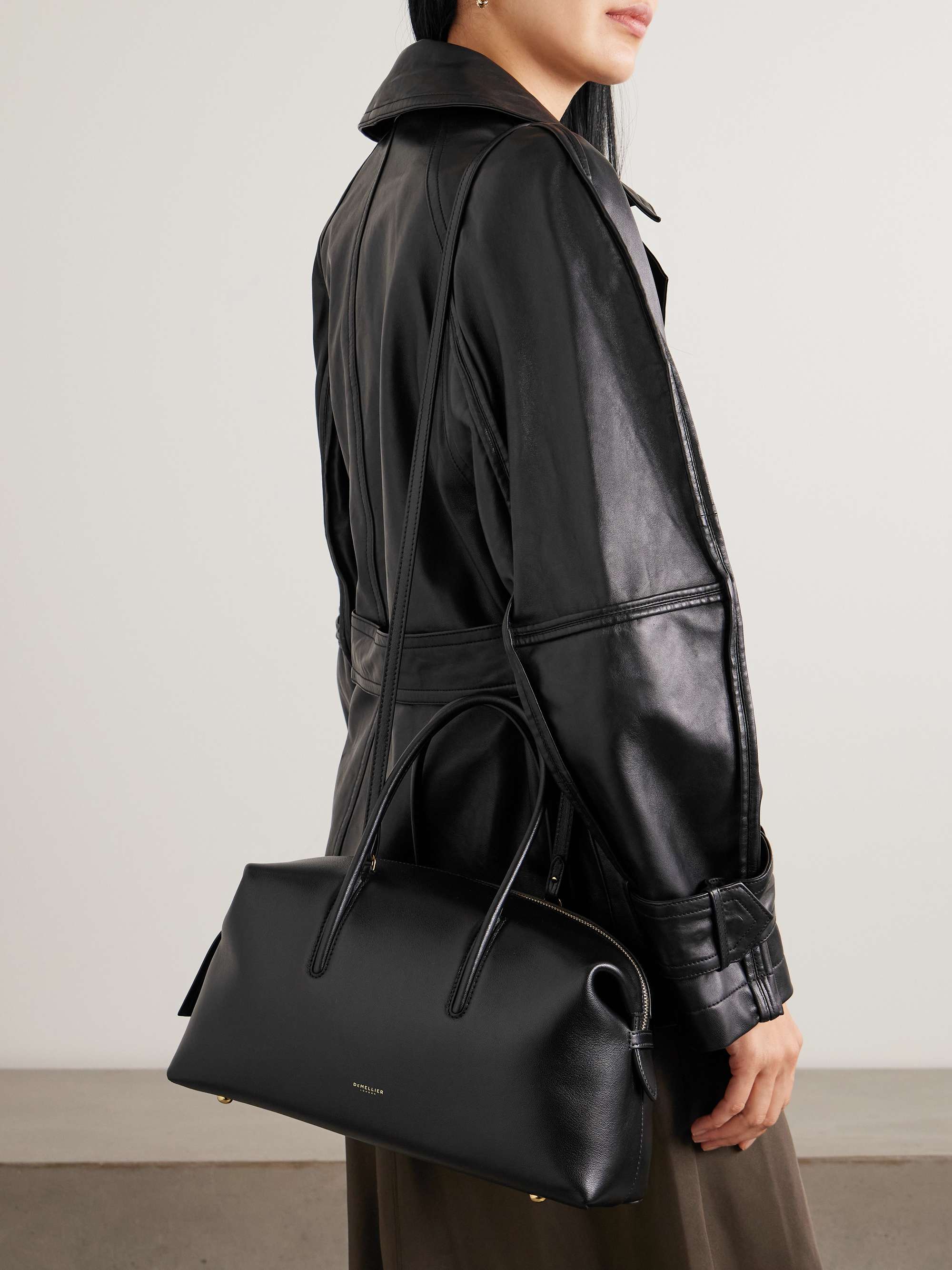 DEMELLIER The Midi Stockholm medium textured-leather tote bag