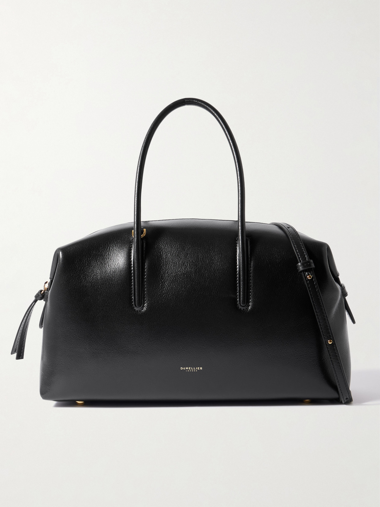DeMellier - The Stockholm Midi Textured-leather Tote - Black