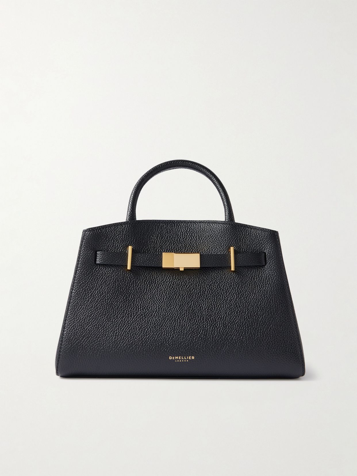 The Hudson small textured-leather tote